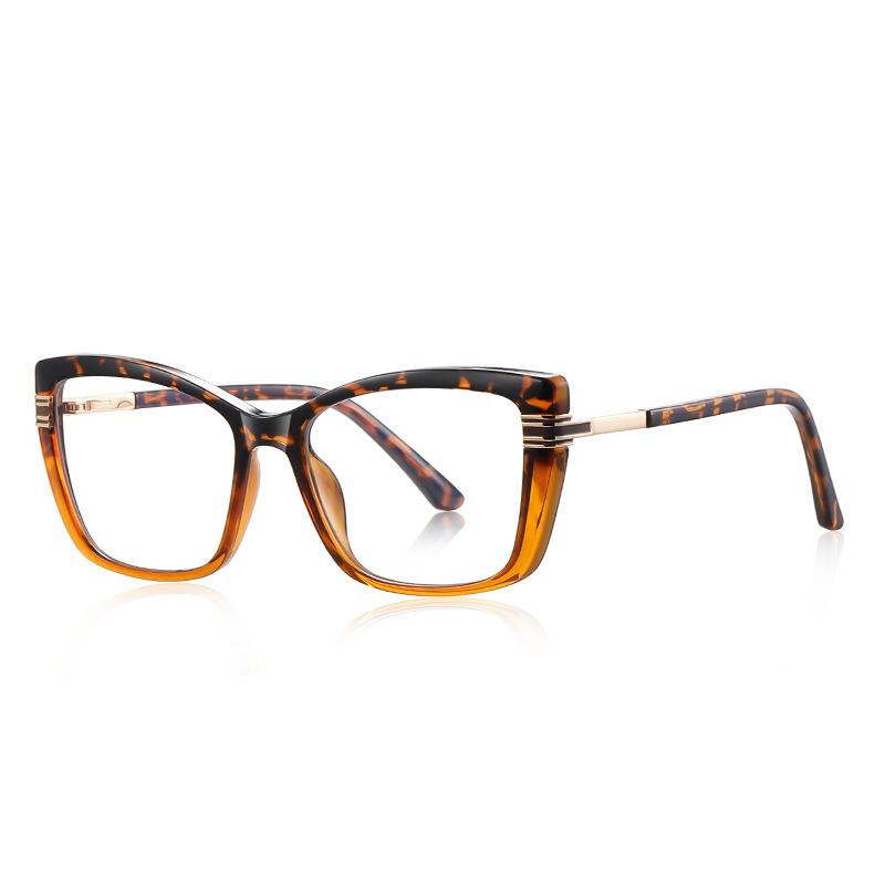 

Elegant Full Rim Square Reading Eyeglasses for Female TR90 Frames Clear Lenes Magnification 0 to + 6 . 0 bluelightprotectionGlass 0