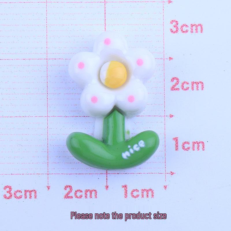 Cartoon Glossy Rabbit Heart DIY Resin Hair Tie & Fridge Magnet Accessories