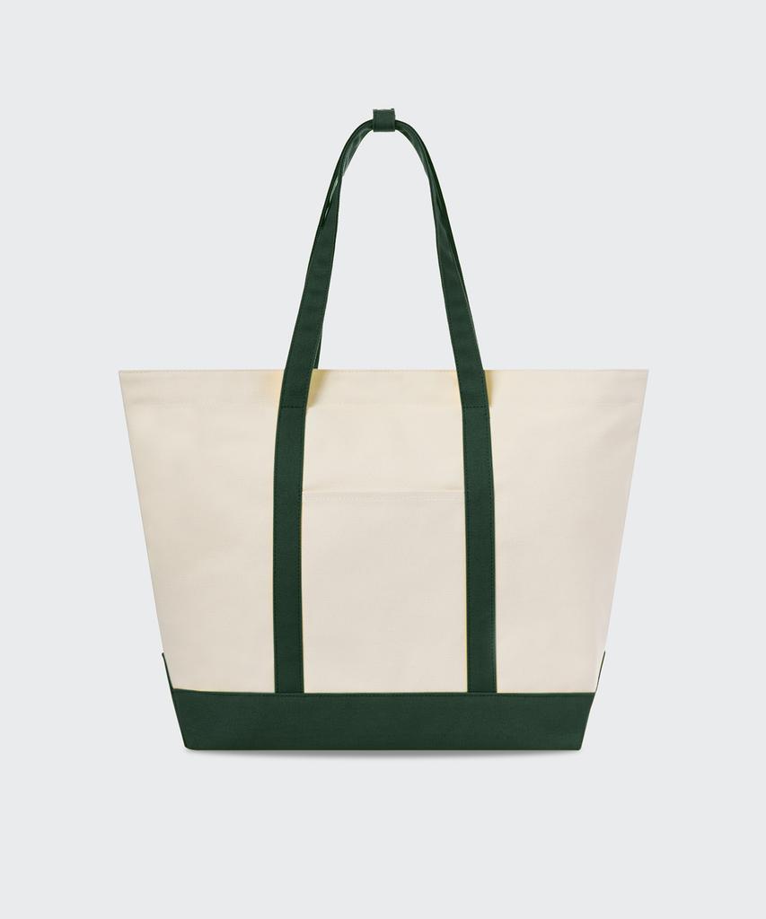 Musinsa Standard Daily Canvas Tote Bag [Ivory/Green]