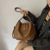 New Women's Bag, Large-capacity Commuter Oblique Span Bag, Magnetic Buckle Shoulder Bag, Bucket Bag, Deformed Student Backpack.