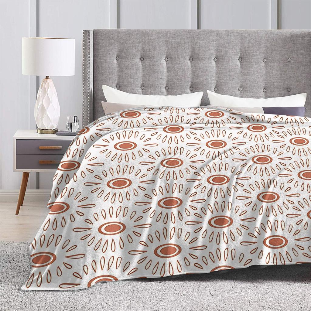 Bohemian pattern Flannel Blankets Winter Super Soft Bedding Throws for Girls Boys Couch Bed Funny Bedspread Sofa Bed Cover