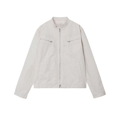 Stand Collar Jacket Men's Autumn and Winter Trendy Coat Korean Style Loose Design Top