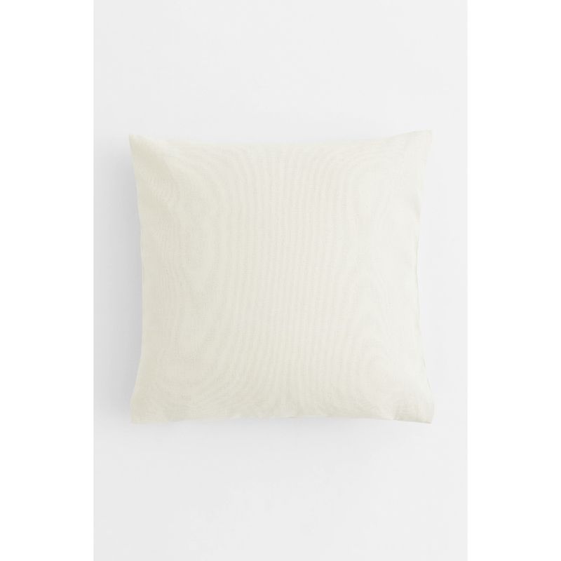 

HM Home Home Fabric Cushion Cover Simple Nordic Style Style Cotton Canvas Pillowcase 1043564 White 40X40
