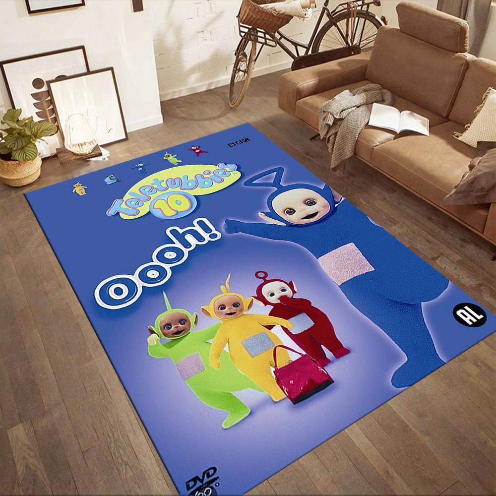 Teletubbies Friends Sun Square Rugs Are a Great Choice for Living Rooms, Bedrooms, Home Décor, and As Gifts.