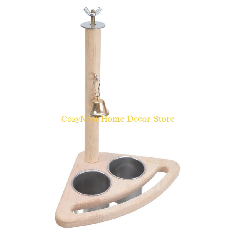 

92MF Parrots Cage Feeder Cups+ Perch Set Multifunction Bridge Perch Standing Accessories Parrots Cage Supplies China Mainland