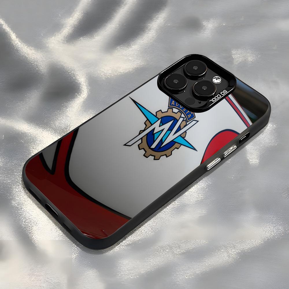 

Motorcycle MVAgusta Phone Case For IPhone17 Air 16 15 14 Plus 13 12 11 Pro 7 8 XS Max XR Silver Black Bumper Case iPhone 13 Pro