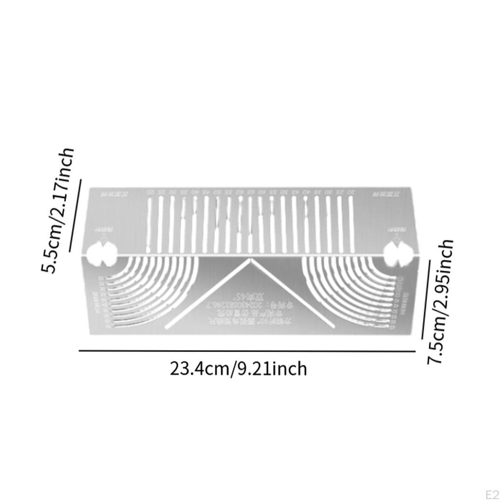 Winkel ARC Markierungswerkzeug Stahlrohrbiegeanreißer Effizientes Metall für