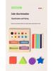 Montessori Wooden Educational Toy: Shape & Color Matching Coin Box for Early Learning