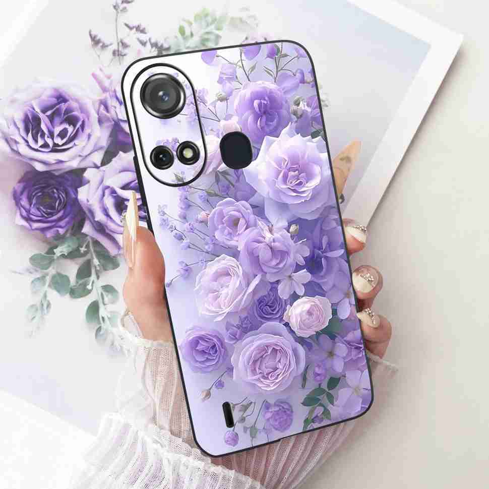 CAse For ITEL A58 Lite Silicone Soft Cover Capa For ITEL A58 A 58 Lite A58Lite New Fashion Butterfly Back Cover Bumper Capa