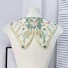 Embroidery Butterfly Flower Yunjian Shawl Decorative Pearl Tassels False Collar