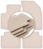 PREMIUM Beige Floor Mats For: Chevrolet Aveo I T200 / T250 Hatchback, Sedan 2002-2011