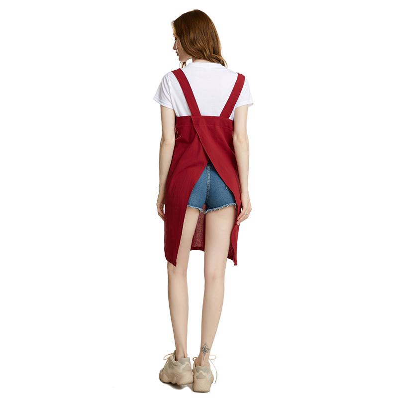 Buy Apron Women's Sleeveless Cotton Casual Dress Pinafore Working Apron