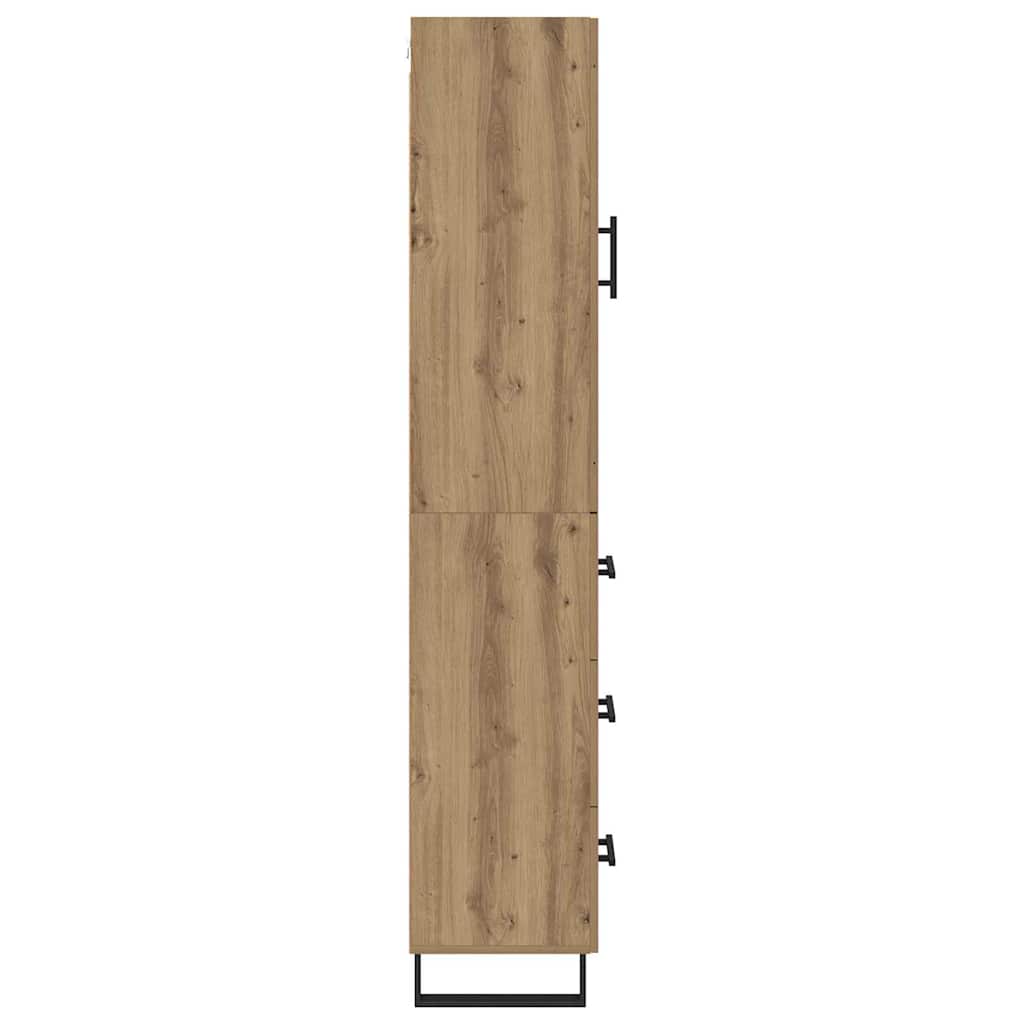 Highboard Artisan Oak 34.5 x 34 x 180 cm Particleboard