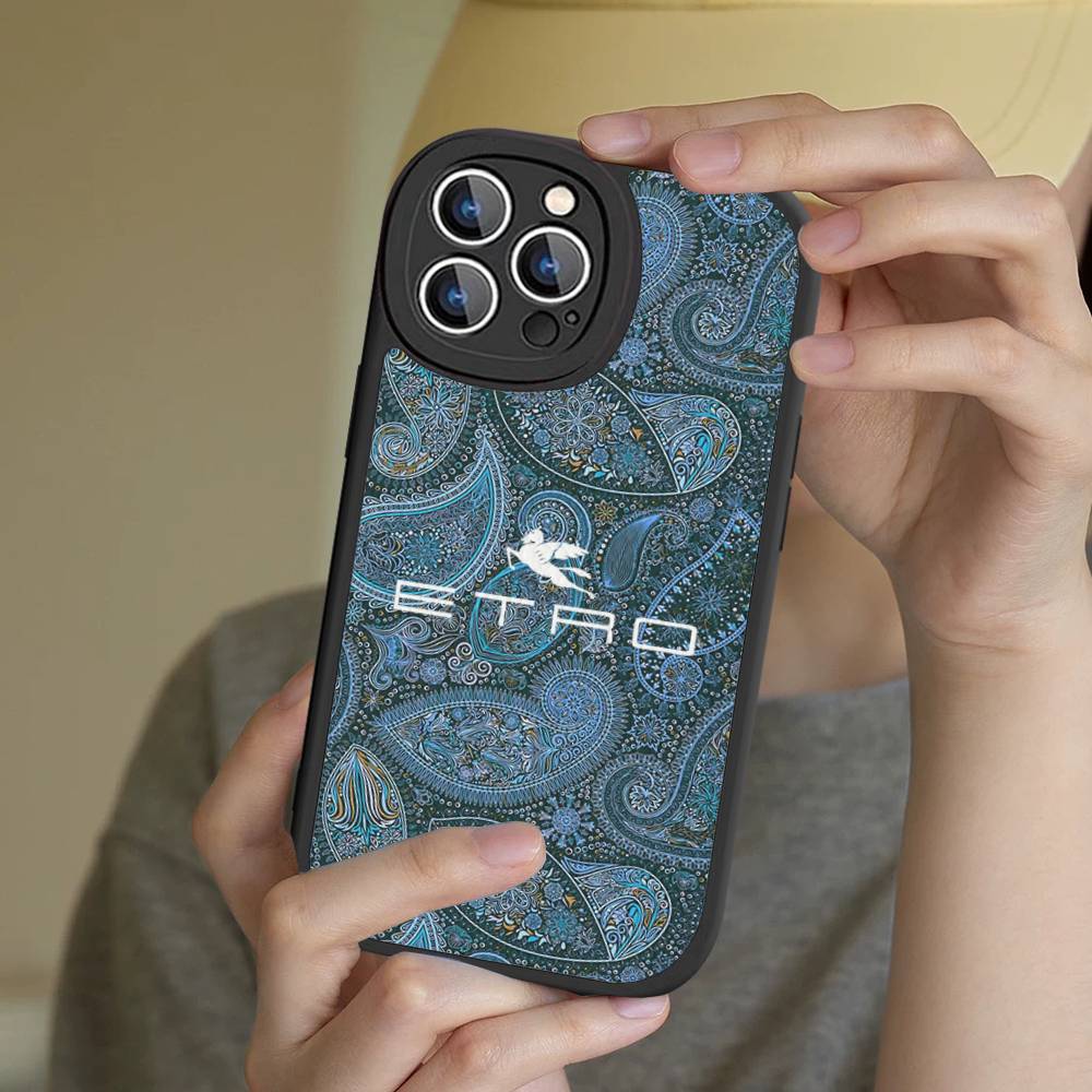 

Classic Design E-Etro Leather Phone Case For IPhone 15 14 13 Pro Max 12 11 16 Plus Phone Cover iphone 11 pro