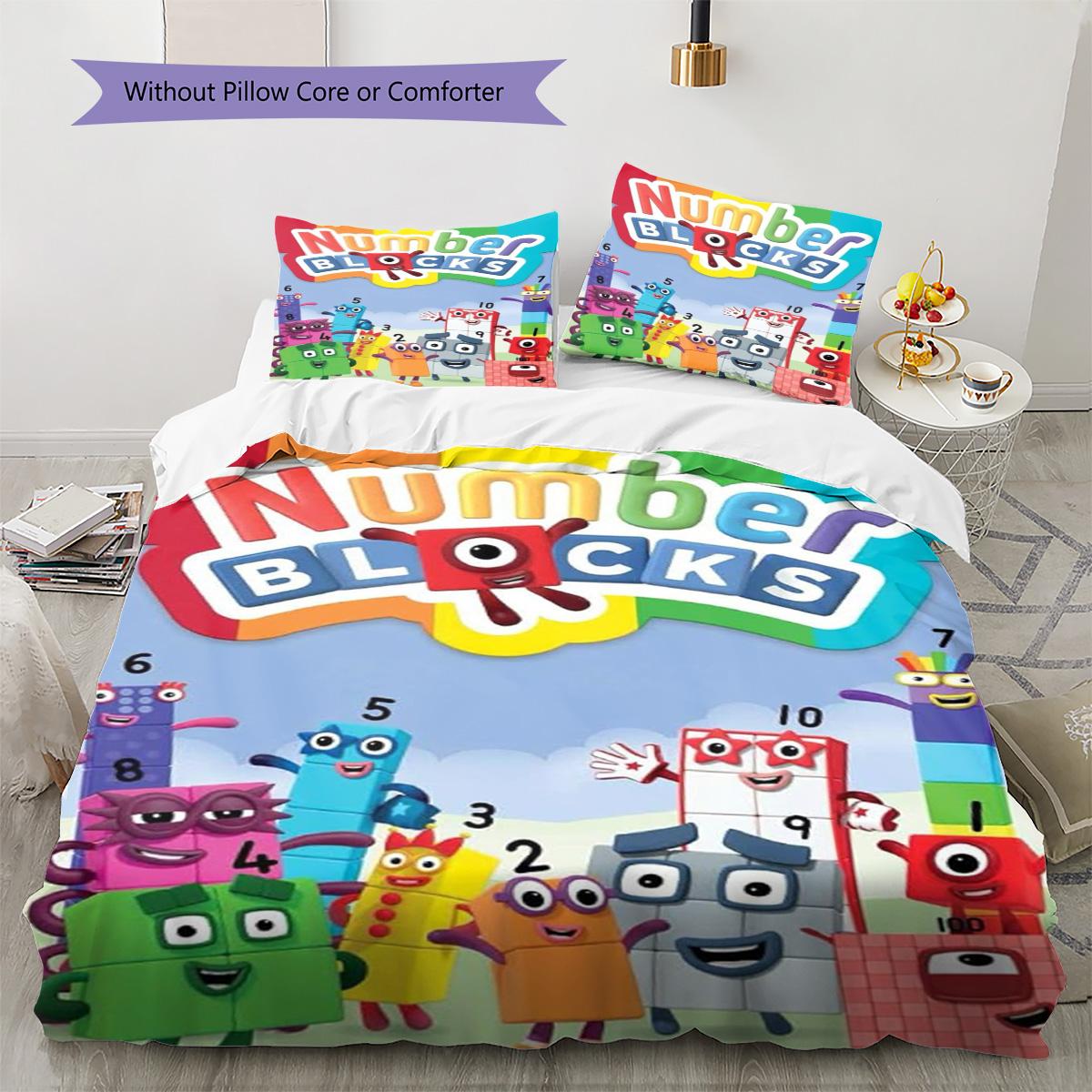 Numberblocks Pattern Bedding Set Quilt Cover
