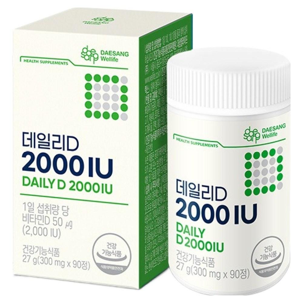 Daesang Wellife Daily D 2000IU 90p 90 tablets 1 pc