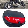Motorrad-Heck-Top-Box mit 52 l Fassungsvermögen, universeller wasserdichter, stoßfester Heck-Aufbewahrungskoffer für Roller