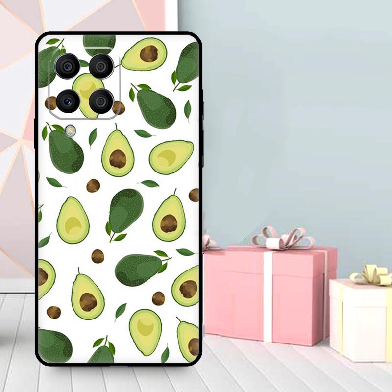 Avocado Pattern Case For Samsung Galaxy M06 M11 M31 M14 M34 M54 M12 M32 M52 M15 M13 M16 M36 M56 M53 M35 M55