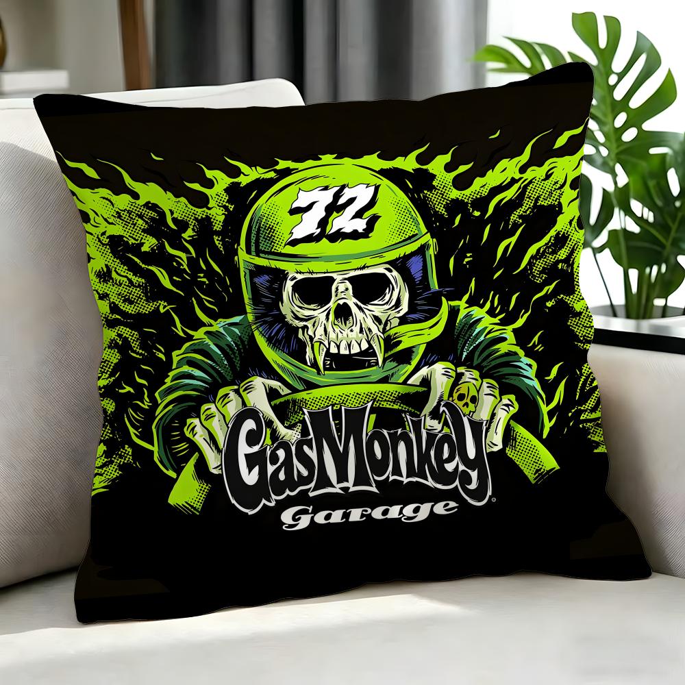 Brand GGas Monkey Garageed Cushion Cover Cushion Cover Set Pcs x x x Pillowcase Decorative Sofa Home Decor