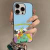 Cartoon Barbapapa Phone Case For IPhone 17 16 15 14 13 12 11 Corrugated Frosted Soft Cover Anti-Slip