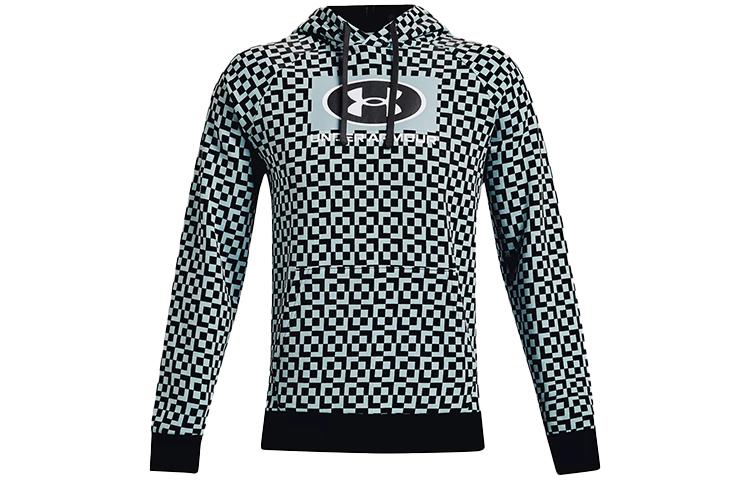 Under Armour Rival Sweatshirts Men s Sea Wave Blue Hooded Thickened Regular 1368351-478 L
