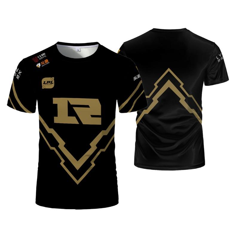 

Футболка для киберспорта LOL Games RNG Team, мужская футболка, джерси игрока LPL E-sports, футболка для спортивных игр, соревнования, дышащие, быстросохнущие футболки S