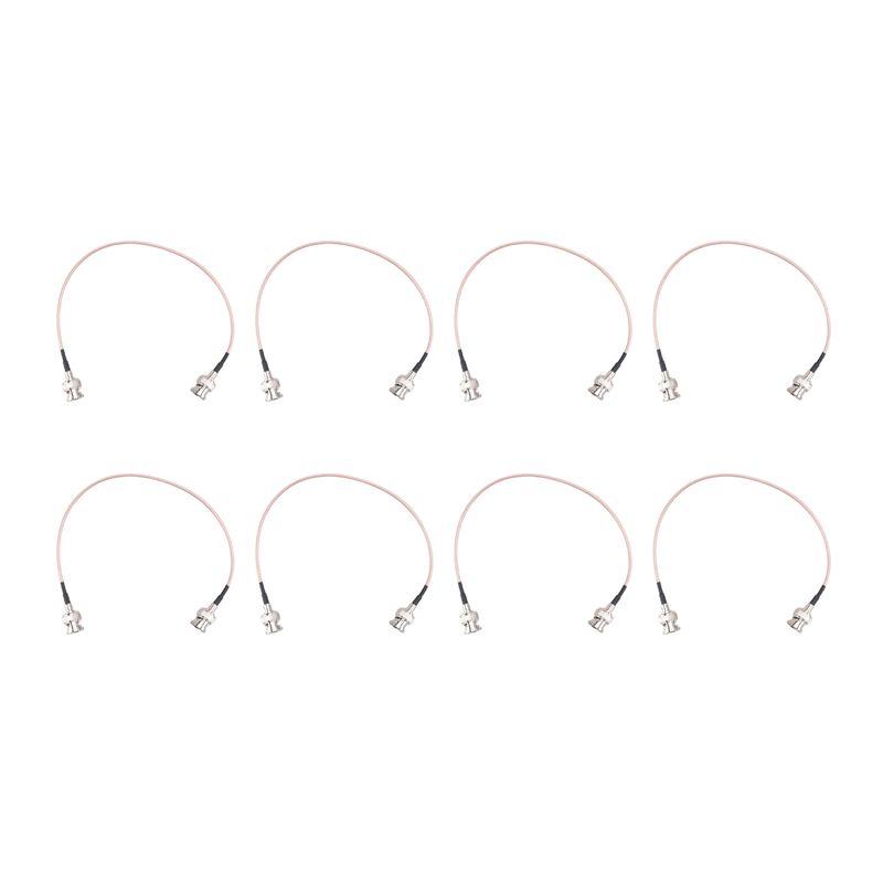 A84E-8Pcs 3G HD SDI Cable BNC Cable 30Cm 75 Ohm For Cameras BMCC Video Equipment Supports HD-SDI 3G-SDI 4K 8K Video Cable NONE
