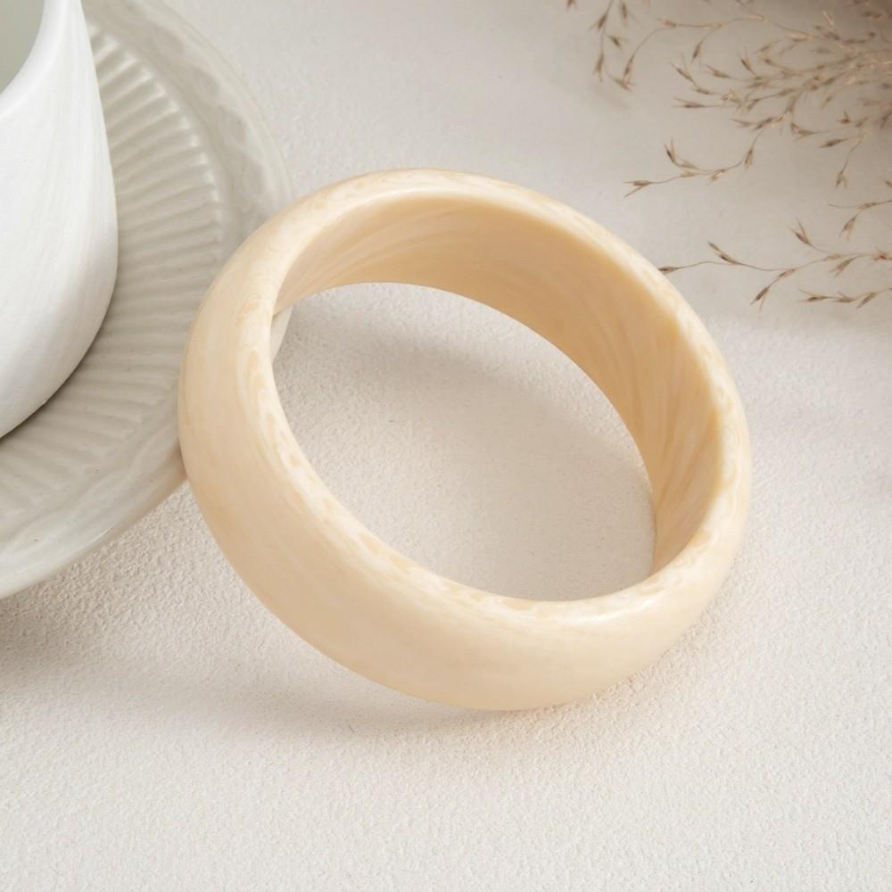 Round Shape Bangle Bracelet Resin Wrist Ornament New Wrist Band Gift Pick