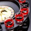 Russian Roulette Drinking Game Turntable with Wine Glasses – Bar Entertainment and Atmosphere Booster