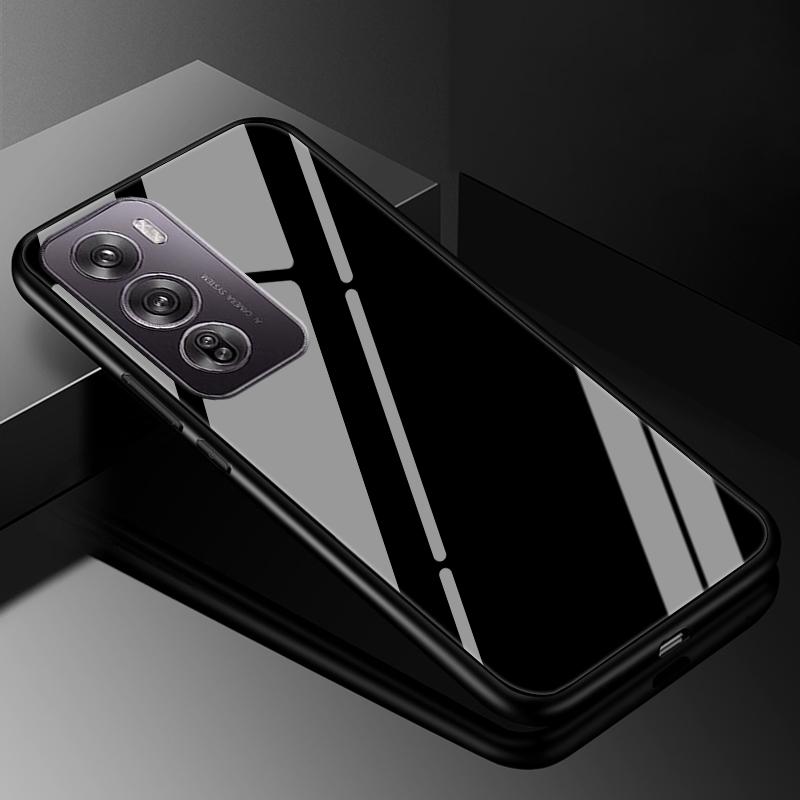 Für OPPO Reno12 Reno 12 Pro 12Pro Hülle Abdeckung Hartglas Hüllen für OPPO A60 4G / realme c61 4G Harte Rückseite Bumper Für Reno 12