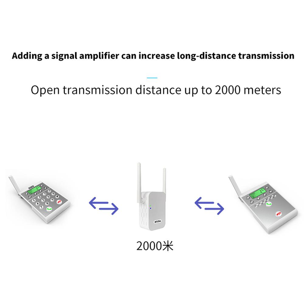 Wireless Intercom System Smart Digital Voice Calling Machine Wireless Office Intercom Machine
