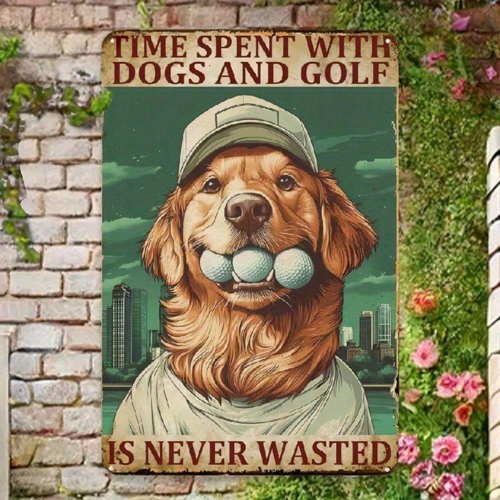 

Retro Vintage Golf Metal Poster Wall Art 8x12 Inch for Bar Man Cave