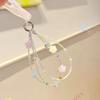 Ins Korea New Phone Strap Lanyard Cases For iP17 Airpods Earphones Schoolbag New DIY Bead  Pendant Keychain