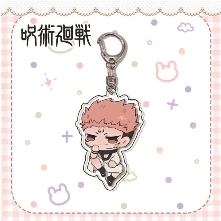Jujutsu Kaisen Gojo Satoru Itadori Acrylic Keychain 55mm Anime Cosplay Accessory