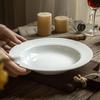 Zhaoran 8.5-inch Ceramic Straw Hat Dinner Plate