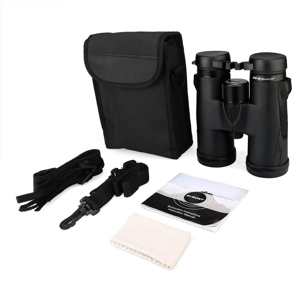 SVBONY SV47 10x 42mm High Bak4 FMC IPX7 Ideal for Nature Bird Fireworks Sports and Other Outdoor with Strap Included Binoculars, Aperture,