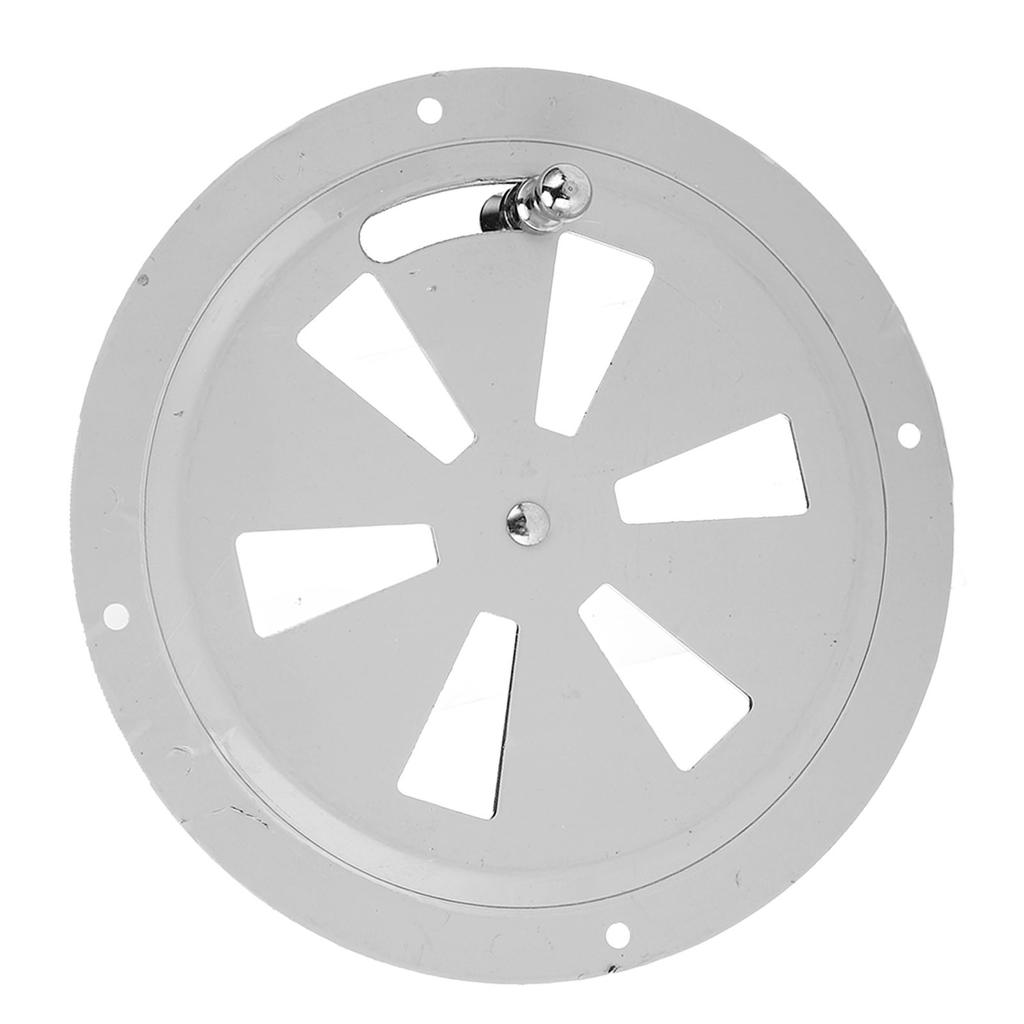 Round Air Vent Louver Cover 316 Stainless Steel Cabin Ventilation Plate for Marine Yacht RV Auto