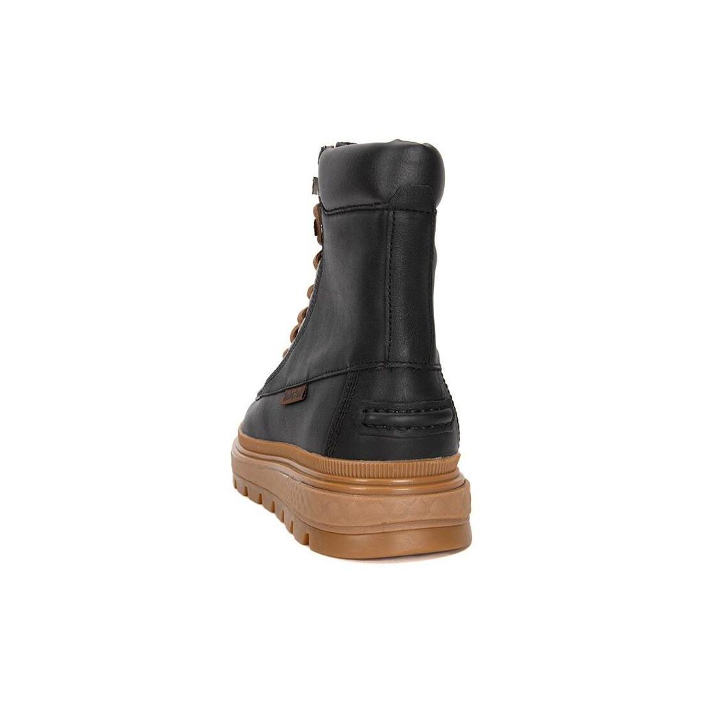 Timberland Ray City Moc Toe Chukka Boots 'Black Regenerative Leather' Women's A5M3B015
