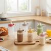 Leak-proof Tumbler Straw Cup With Handle Transparent Plastic Water Cup For Cold And Hot Drinks Milk Coffee Mug For Students
