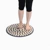 Acupressure Foot Mat: Solid Wood Traditional Chinese Medicine Floor Mat for Unblocking Meridians and Indoor Massage.