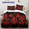 Portugal National Football Logo Pattern Bedding,Quilt Set Quilt Cover Pillowcase Home Birthday Gift(1 * Duvet Cover + 2 * Pillowcase, Without Core)
