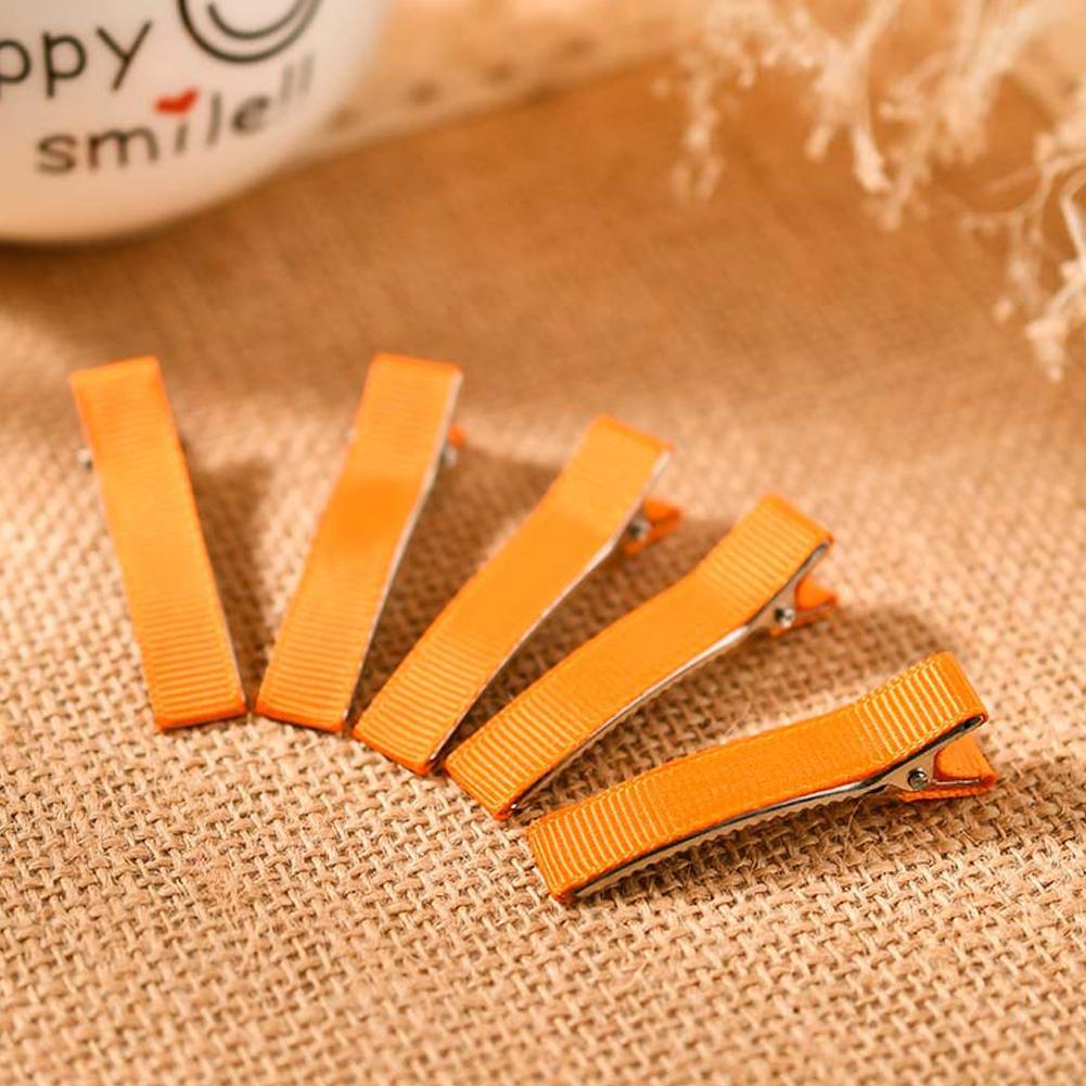 10PCS DIY Handmade Hairclips For Women Basic Bows Hair Clips Coverd Ribbon Hair Barrettes Handicraft Hair Accessories