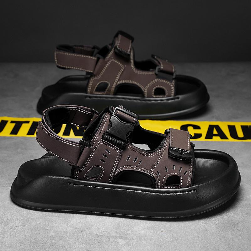 

Fashion CYYTL Summer Mens Sandals Casual Shoes Beach Sneakers Outdoor Walking Comfort Luxury Designer Fashion Sport Breathable Leather 44