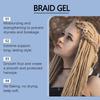 Edge Control Braid Styling Gel Control Frizz and Edges Gel Smooth Hair Wax Frizzy Hair Edge Styling Gel 100g