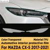 Car Interior Coverage Stickers Trim Bright Repair Membrane Protective TPU Film For Mazda CX-5 CX5 2017-2024