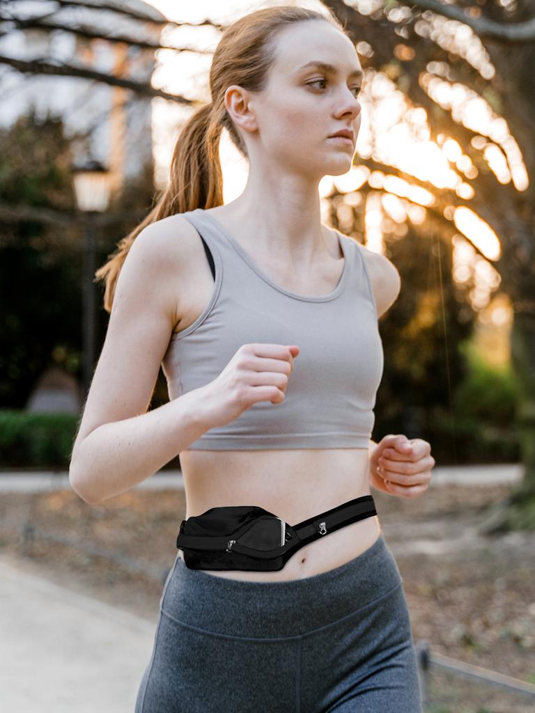 Waist Bag Water Bottle Backpack Phone Pouch Unisex Waist Belt Bag Ideal For Hiking Marathon Running Cycling And Jogging