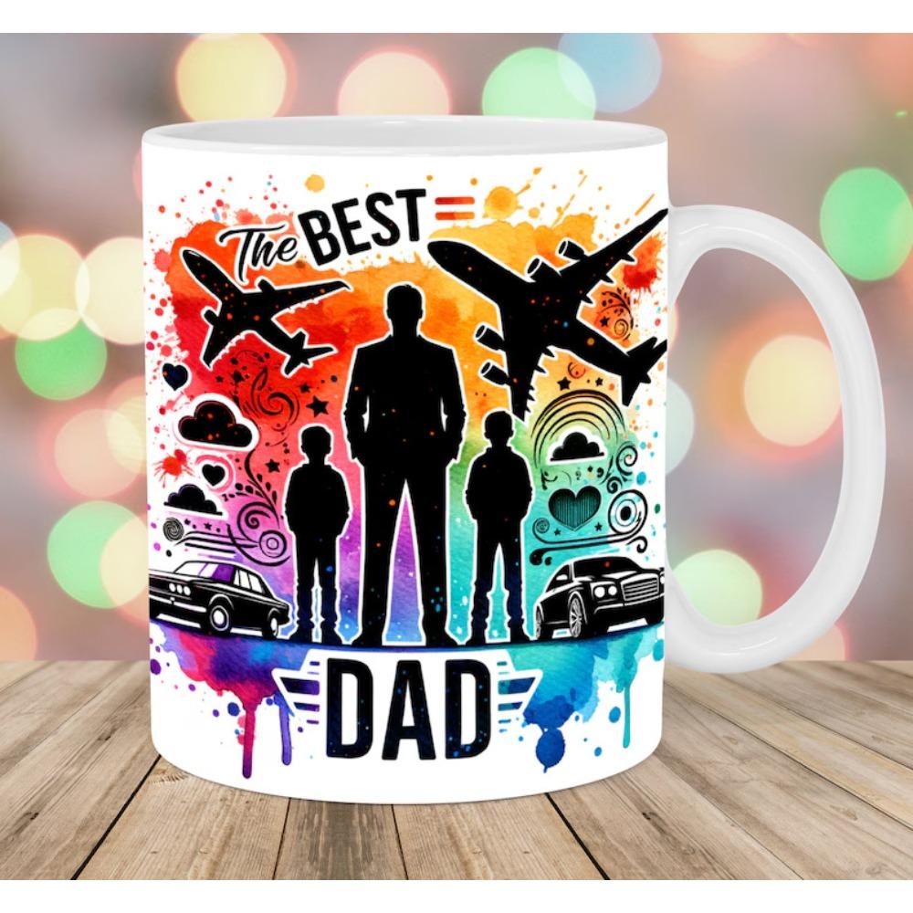 Father's Day Gift Ceramic Coffee Mark Cup Tea Cup Tools
