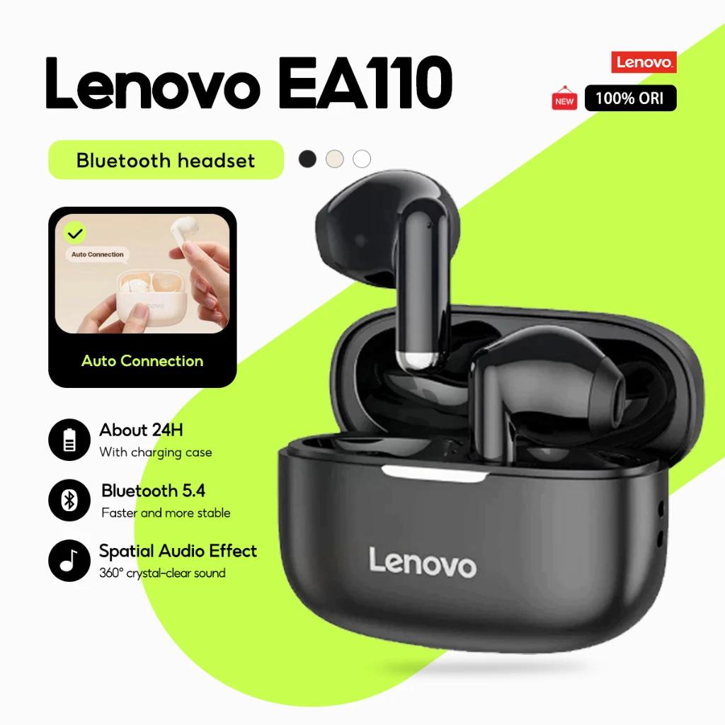 Lenovo EA110 Bezdrátová sluchátka TWS 5.4 Bluetooth Sluchátko Hudba Hra Potlačení hluku Špunt Sportovní Vodotěsná náhlavní souprava Podpora Android ISO HarmonyOS