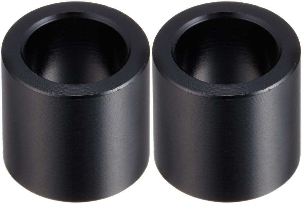 POSH FAITH Motorcycle Supplies Bracket Spacer (T12) 2 Pieces Black