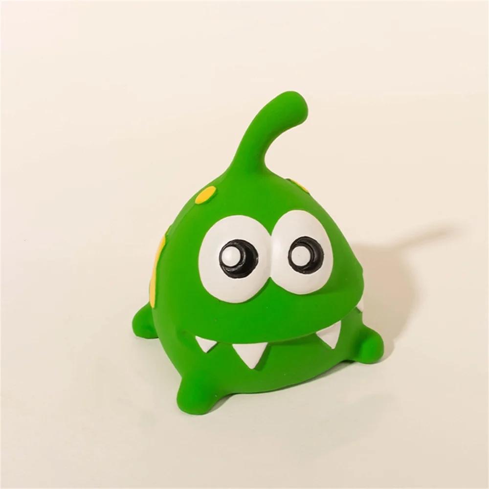 Dog Squeaky Rubber Toys Latex Chew Toy Puppy Sound Animal Bite Resistant Train Pet Supplies For Small Medium Dogs Teeth Cleaning